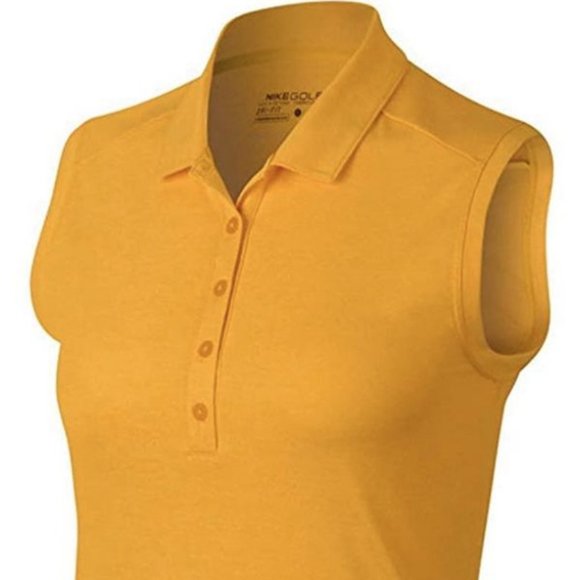 Women's Dri-Fit Icon Sleeveless Golf Polo - Picture 1 of 4